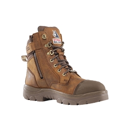 Steel Blue - Southern Cross Zip Leather Steel Toe Work Boots