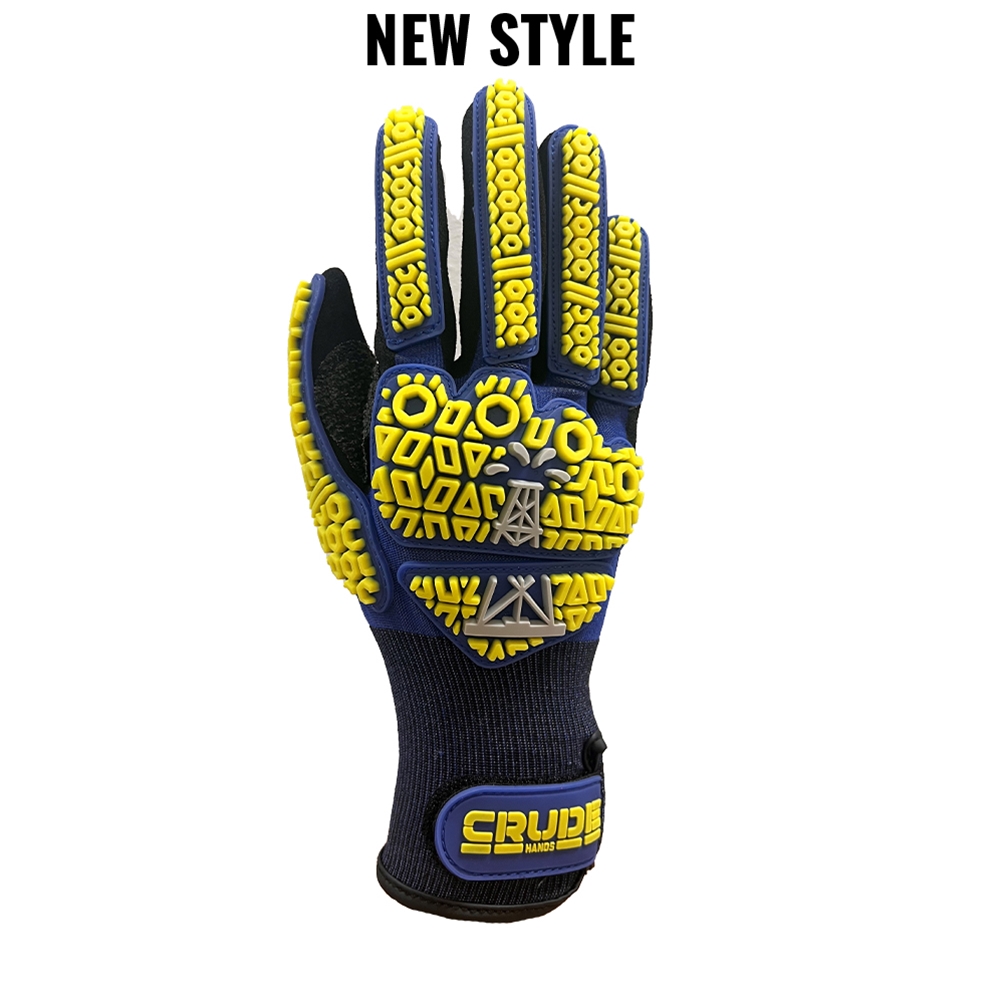 38灯 rich 0/f brass glove neru design CrudeLife - TPR Knit Nitrile Palm