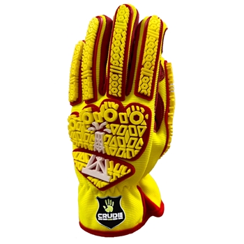 TPR Red Leather Palm Glove